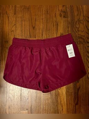 Women's Maroon Athletic Works Shorts